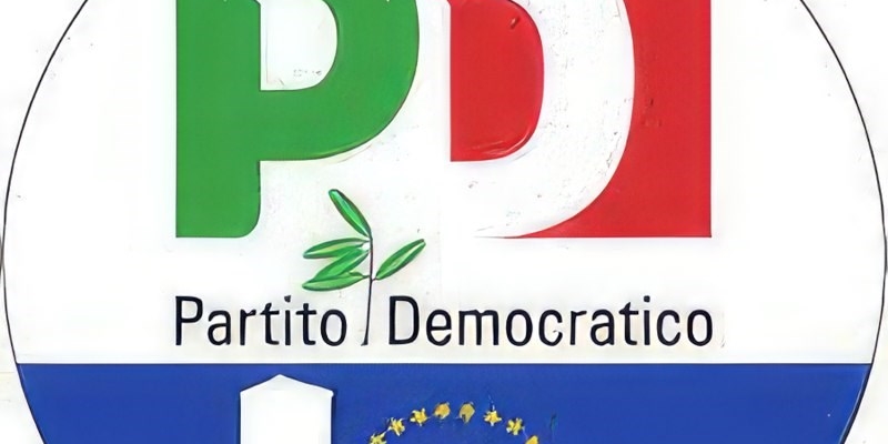 Taglio del logo del Partito Democratico di Borgo san Lorenzo
