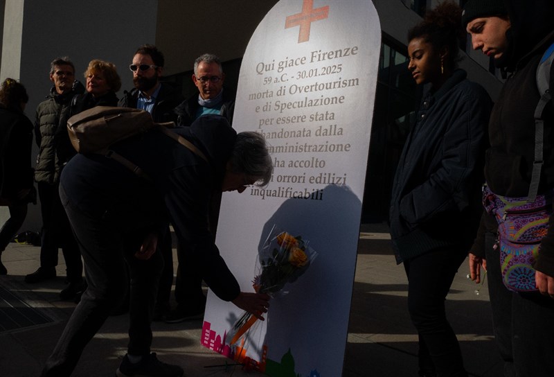 Fiori per la morte di Firenze