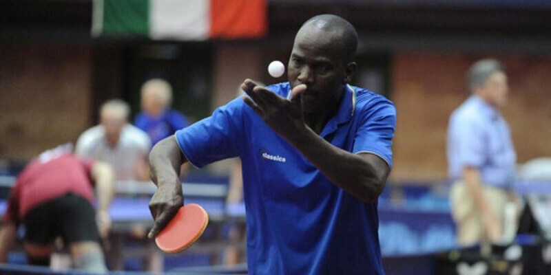 Tennistavolo Fatai Adeyemo è campione italiano veterani