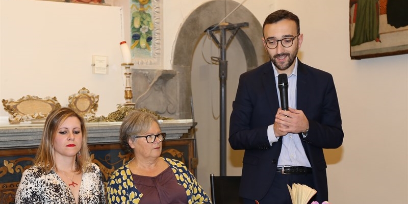 L'assessore Saturnini al museo di San Francesco