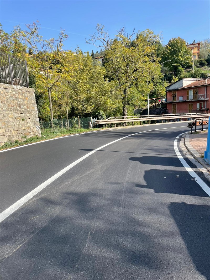 Asfaltatura strade Comune di Pelago
