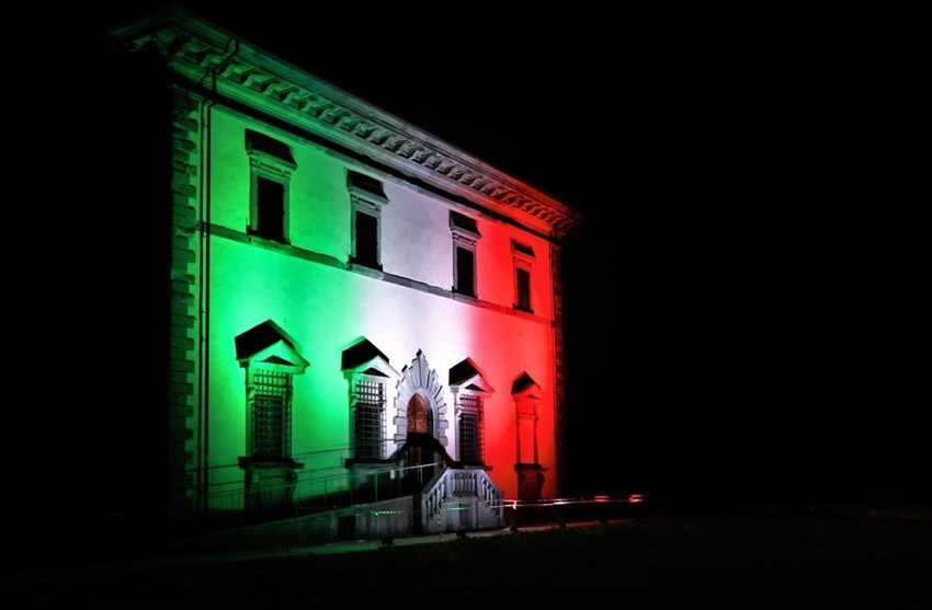 Villa Poggio Reale a Rufina in tricolore