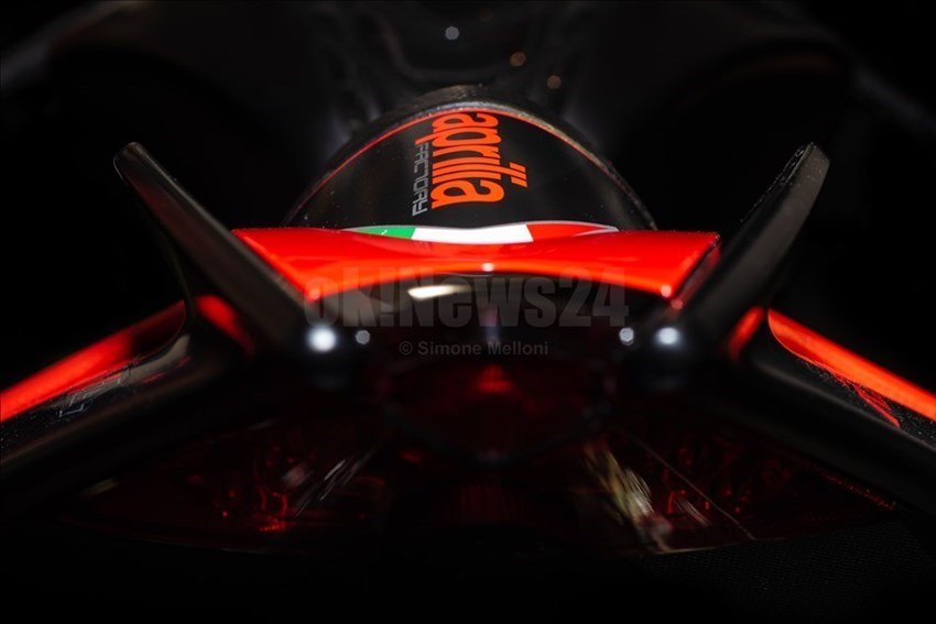 Il codone della Aprilia RSV4 1000 RR Factory.