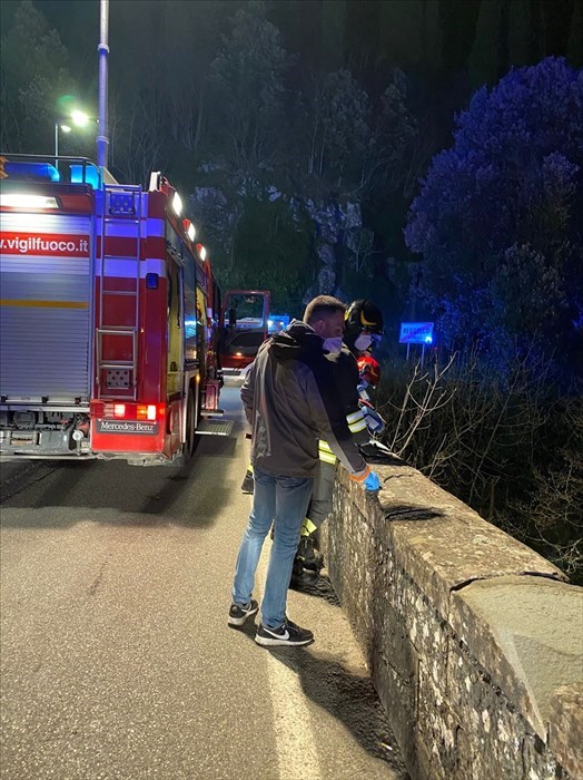 I soccorsi nella ricerca della persona