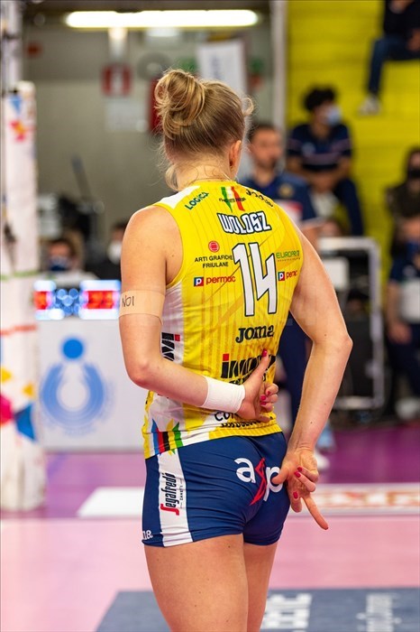 La palleggiatrice dell'Imoco Volley Conegliano Joanna Wolosz (14).