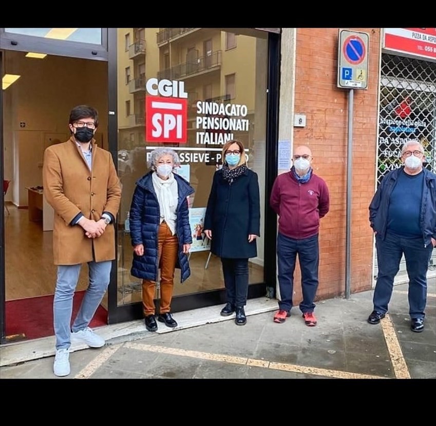 CGIL Pensionati Pontassieve Pelago , nuova sede Via Znojmo