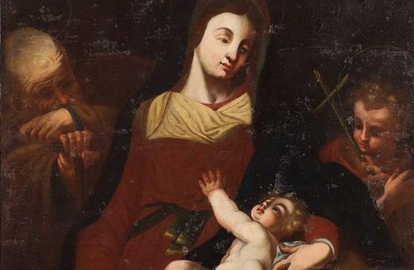 La tela della chiesa di Sant’Ansano ritrovata dopo 30 anni dal furto