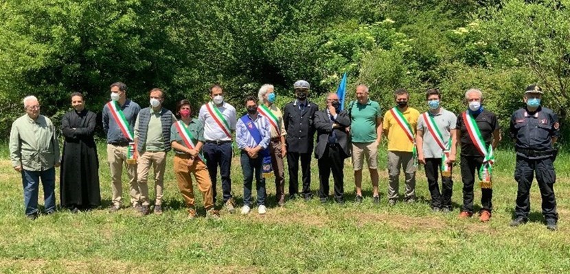 Autorità presenti alla manifestazione “Giornata dantesca all’Acquacheta”