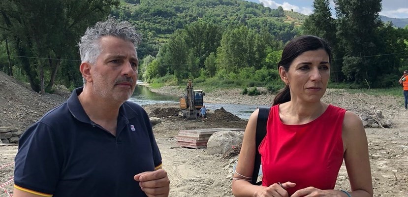 Il Sindaco Vito Maida e l'Assessore Monia Monni