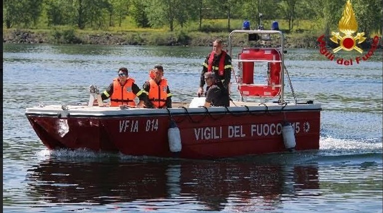 Vigili del Fuoco al Lago di Bilancino
