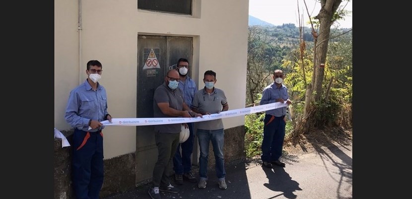 Taglio del nastro delle nuove cabine elettriche nel Comune di Pelago con Povoleri e Enel
