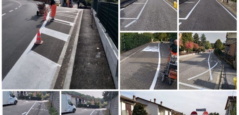 Realizzazione posti auto a Rosano