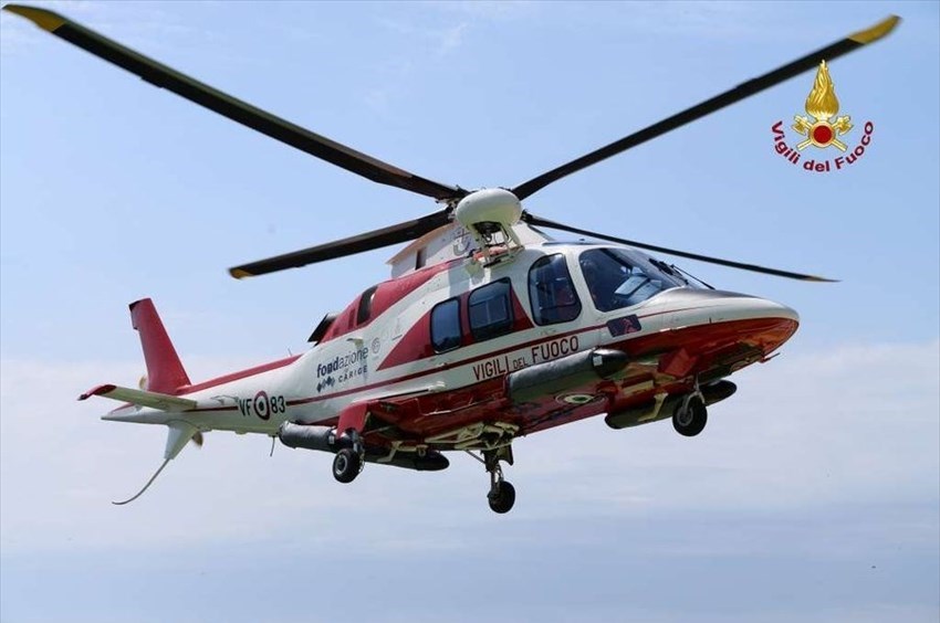 Elicottero Drago Vigili del Fuoco