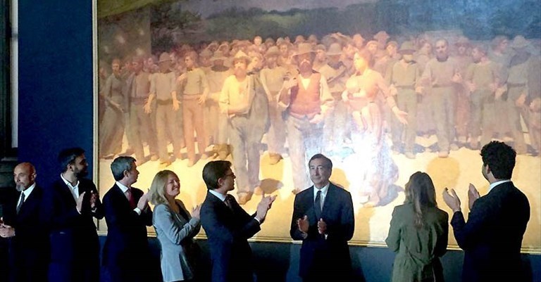 la celebre opera a Palazzo Vecchio