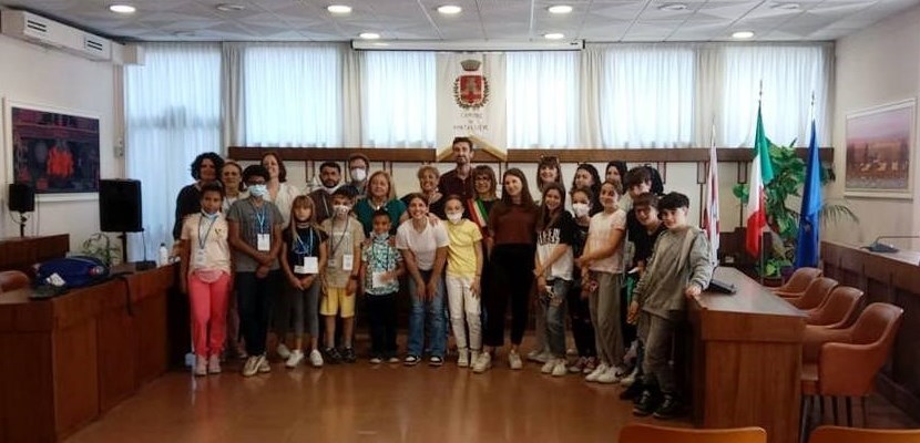 Studenti di Spagna e Turchia a Pontassieve ricevuti dal Sindaco Monica Marini