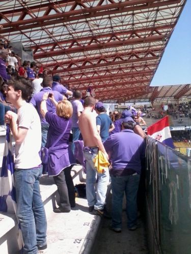 La Fiorentina pareggia 2-2 a Cesena. Le foto del Ciclone Viola