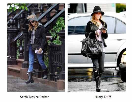 La moda su OK!Mugello. Stivali antipioggia e... contro il malumore