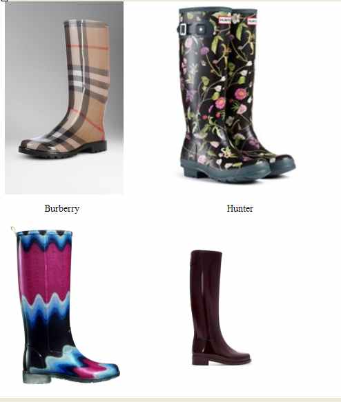 La moda su OK!Mugello. Stivali antipioggia e... contro il malumore