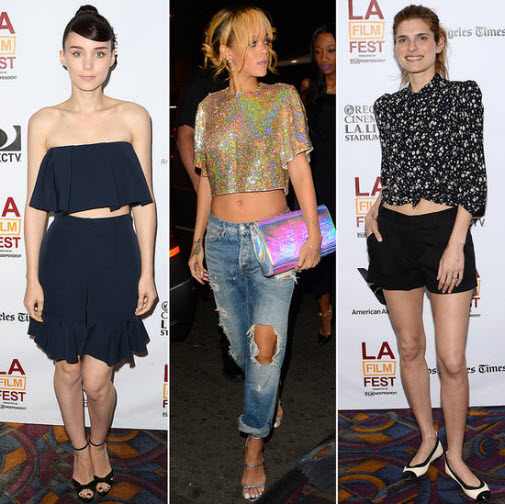 La moda su OK!Mugello. Pancia scoperta con il crop top