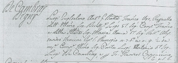 Luigi Guglielmo De Cambray Digny commemorato a San Piero a Sieve