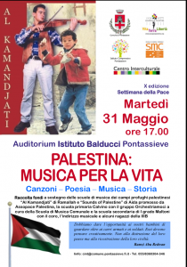All’Istituto Balducci di Pontassieve “Concerto per la Palestina”