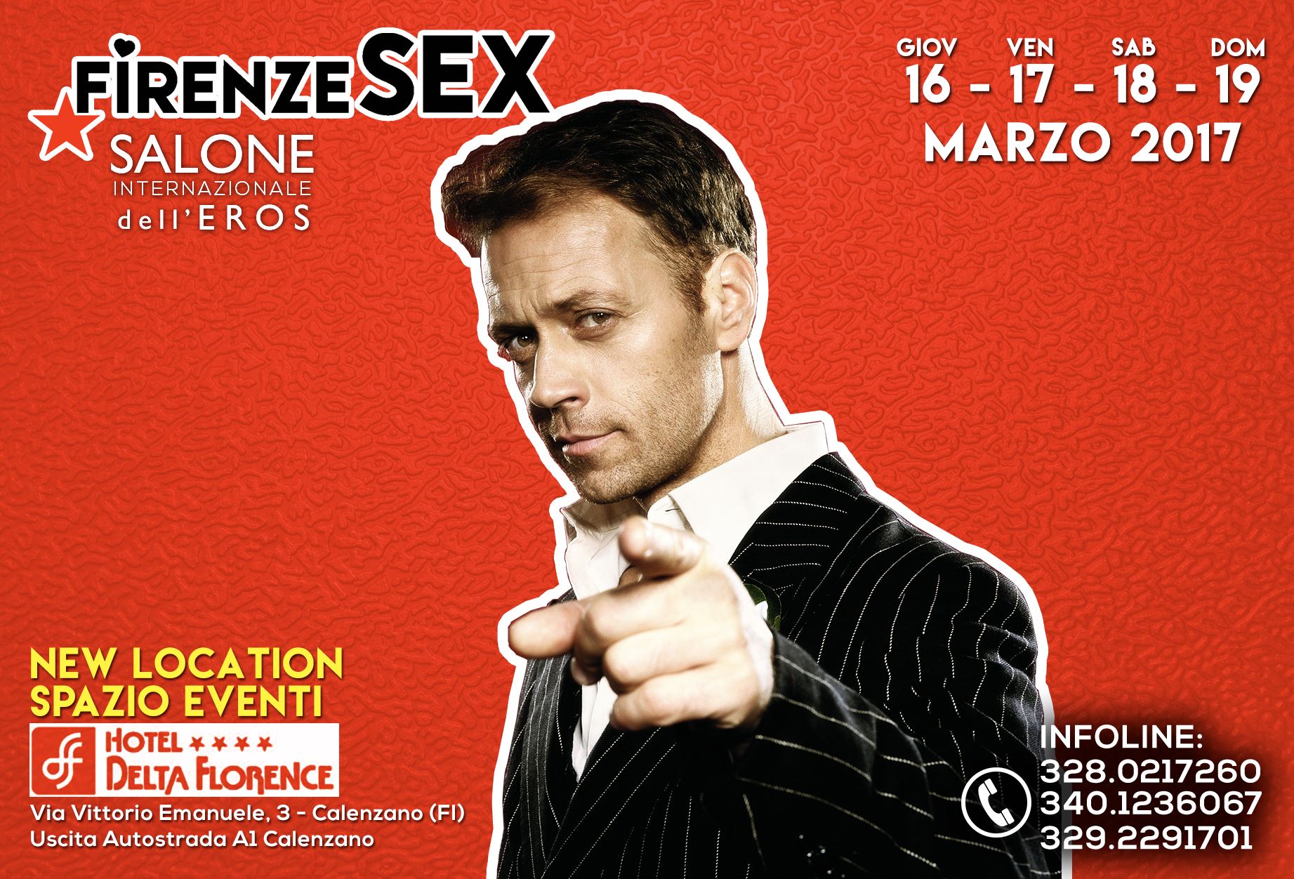 FirenzeSex 2017. Rocco Siffredi padrino della manifestazione