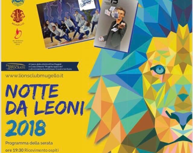 locandina notte da leoni