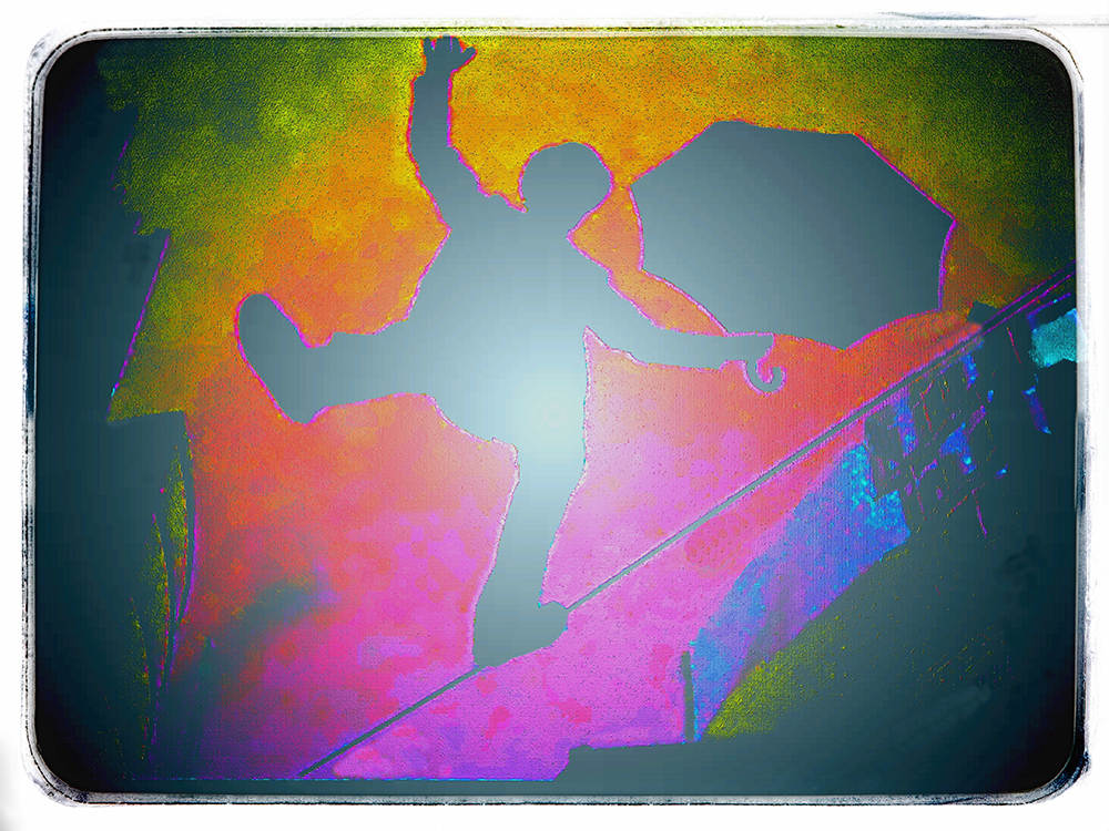 Papi-equilibrista sul filo