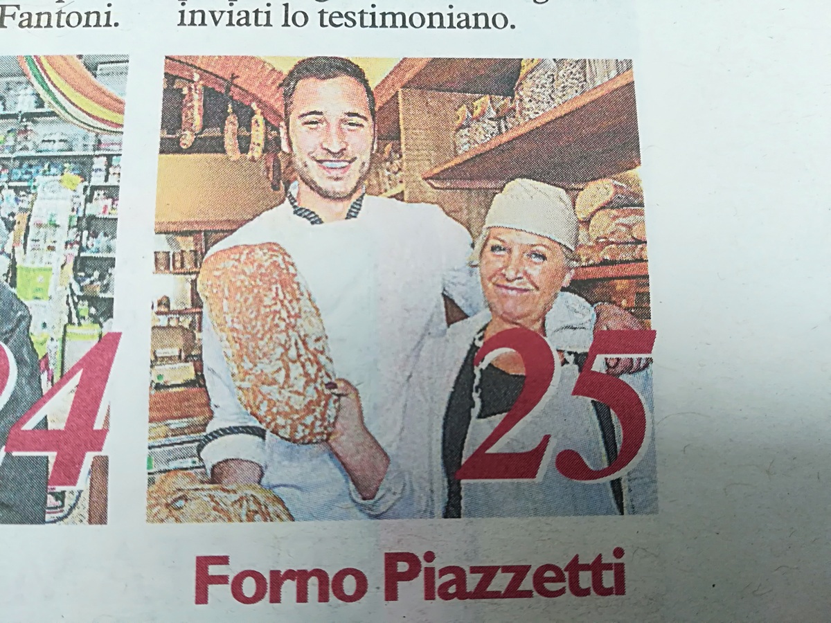 Il Negozio del Cuore. Il Forno Piazzetti di Borgo al 25esimo posto