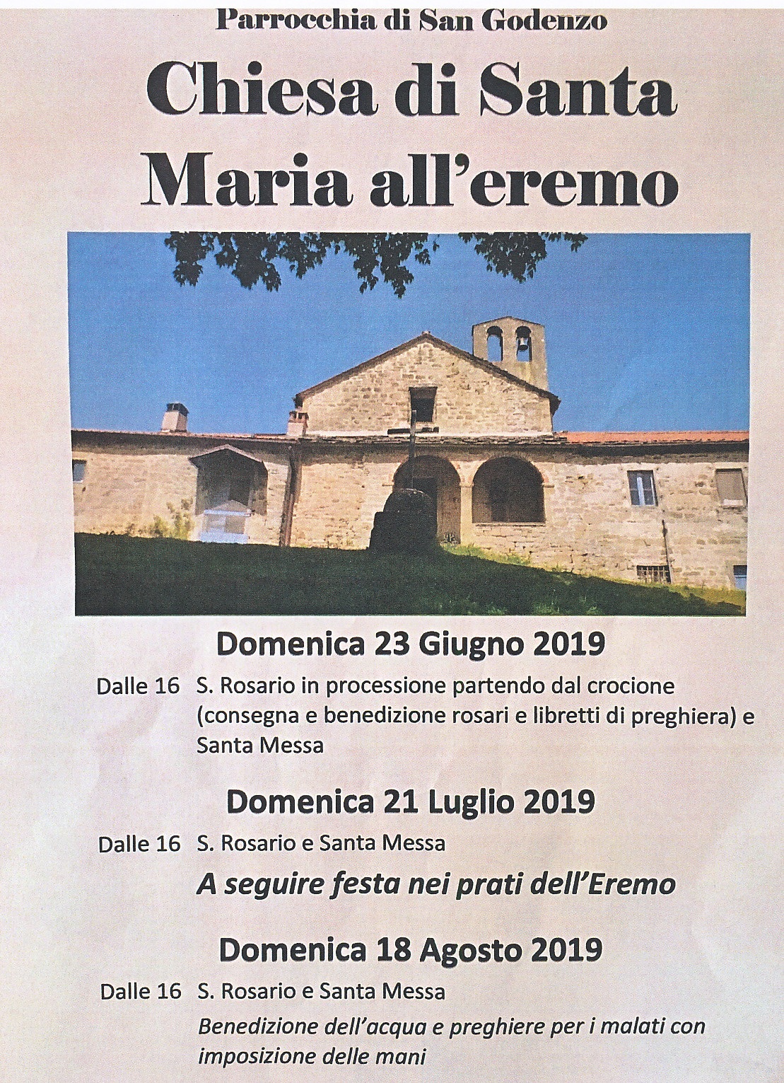 Una perla del Mugello. I tradizionali ritrovi a Santa Maria all'Eremo