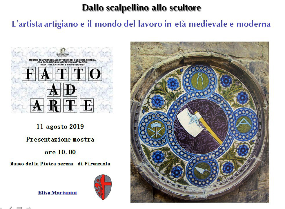 Fatto ad arte. Opere in pietra in mostra a Firenzuola, domenica inaugurazione
