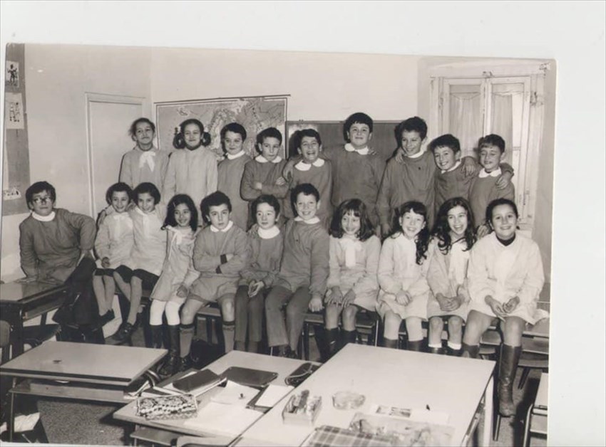 Foto d'epoca - elementari di San Francesco (Pelago)