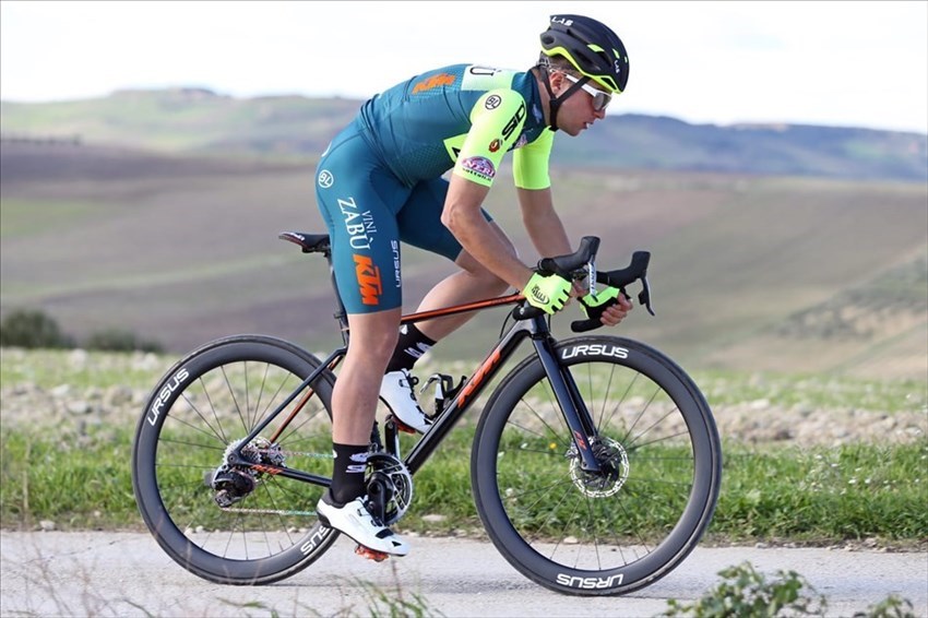 Il giovane ciclista rufinese Alessandro Iacchi