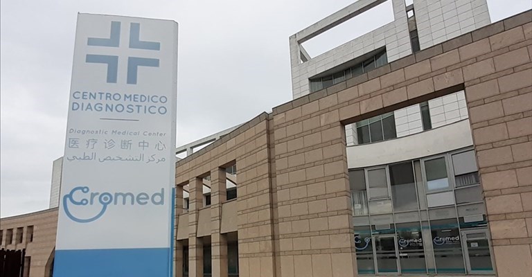 Il centro medico Cromed all'Osmannoro dove ha sede l'ambulatorio