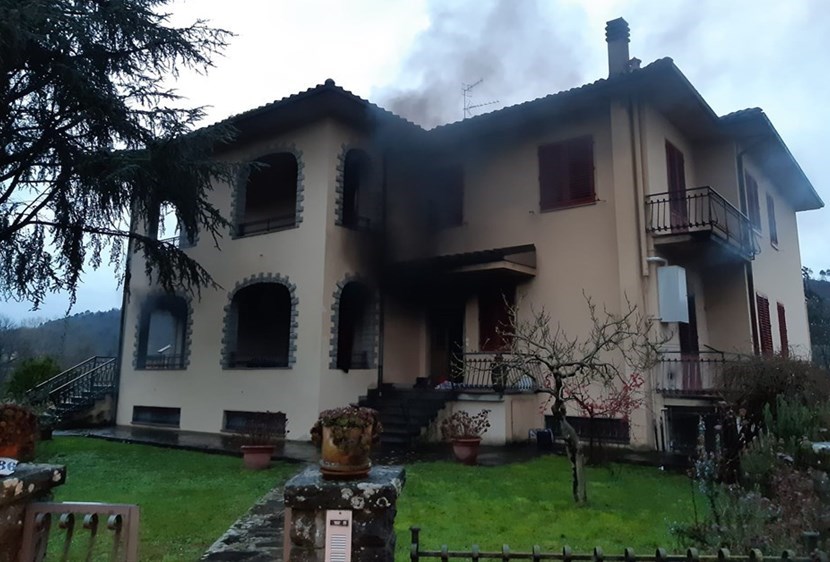Incendio a Vicchio