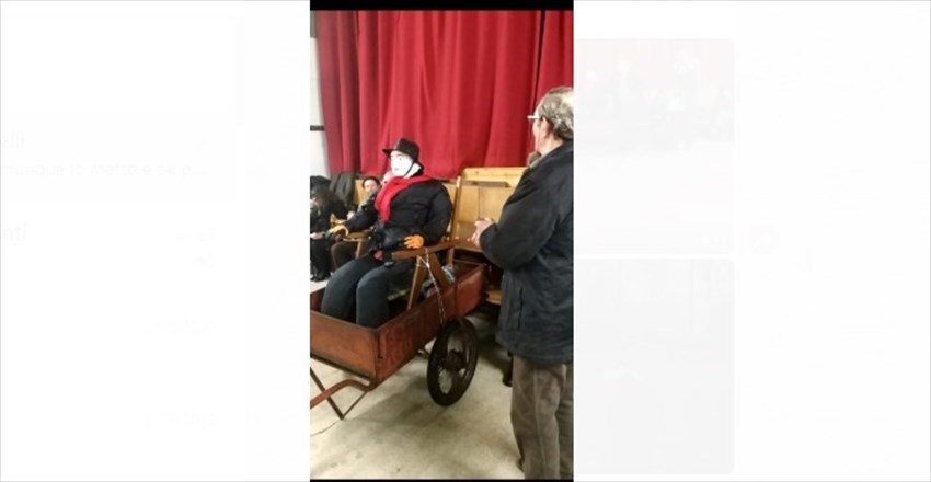 Rievocazione storica 2020 "Il funerale di Cecco" a Castagno d'Andrea