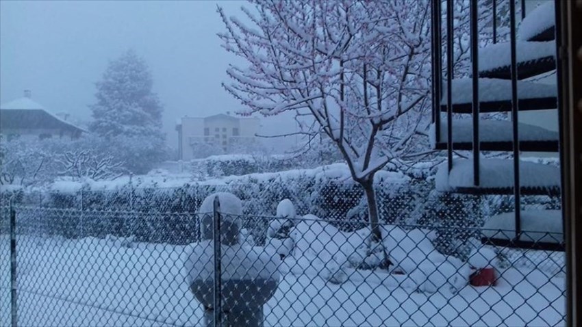 Neve nelle frazioni alte di Rufina