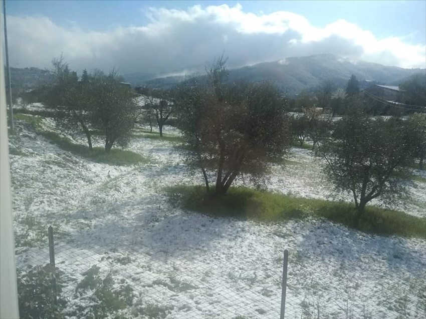 Neve a Fontisterni (Pelago)