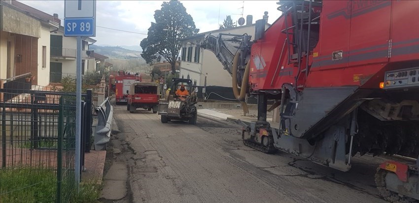 Vigili del Fuoco in via Garibaldi