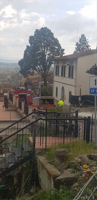 Vigili del Fuoco in via Garibaldi
