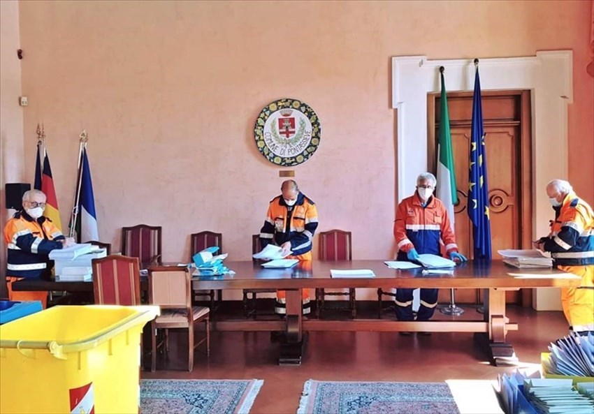 Consegna Mascherine a Pontassieve