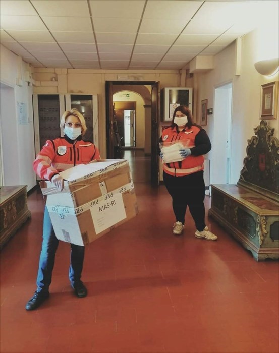 Consegna Mascherine a Pontassieve