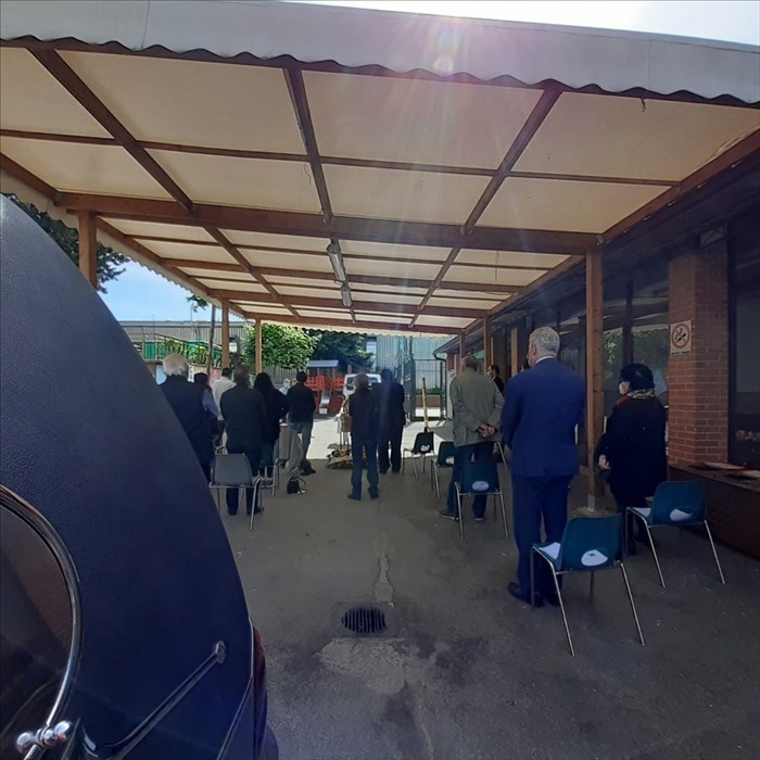 Il funerale di Elena Mariani