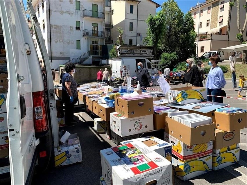 Primo mercato a Rignano della Fase 2