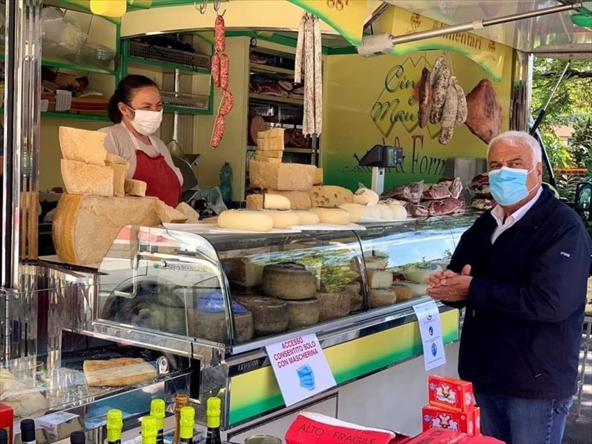 Primo mercato a Rignano della Fase 2