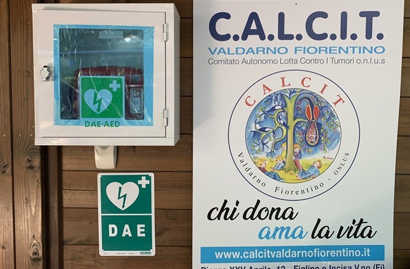 Nuovo defibrillatore a Vallombrosa