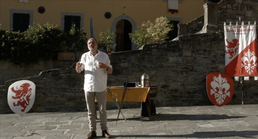 celebrazione ridotta Dante ghibellino 2020, 5 luglio San Godenzo