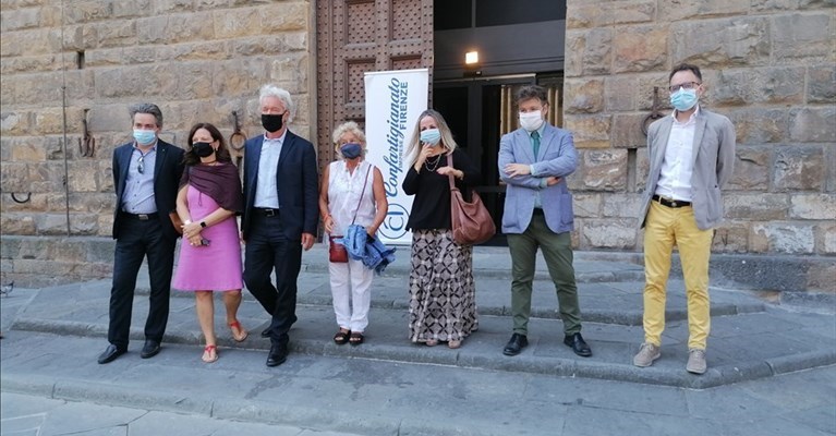 La presentazione del video in Palazzo Vecchio