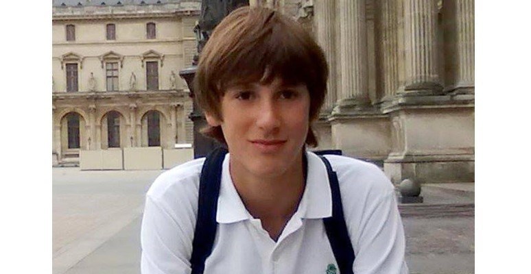 Il giovanissimo Tommaso Cavorso a 14 anni