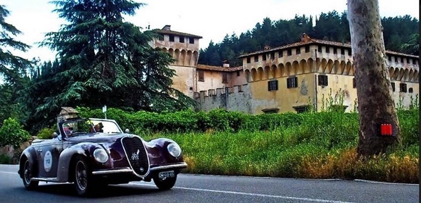 Fra motori e storia; il Castello di Cafaggiolo